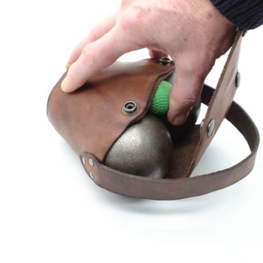 Bouletasche Triangel, Benutzung Tasche für Petanque Kugeln